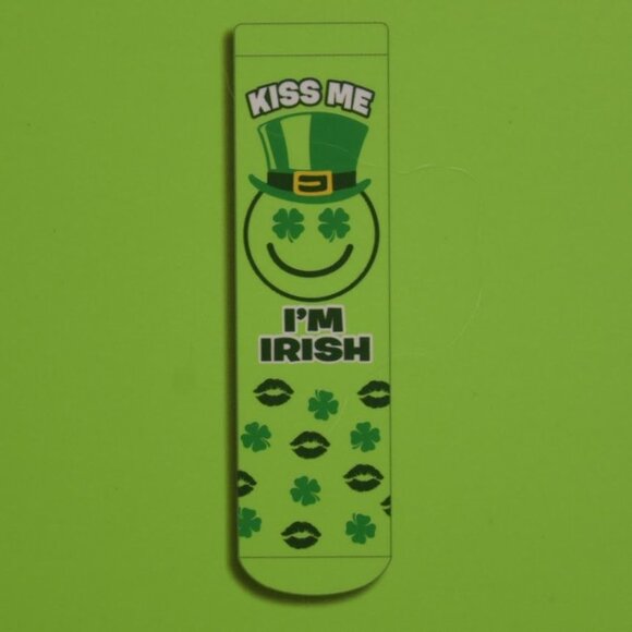 St Patricks Day Crew Socks Set Shenanigans Squad Kiss Me Im Irish One Size - Picture 3 of 6